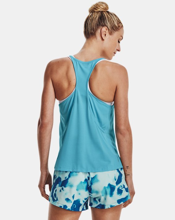 Women's UA Iso-Chill Up The Pace Tank, Blue, pdpMainDesktop image number 1